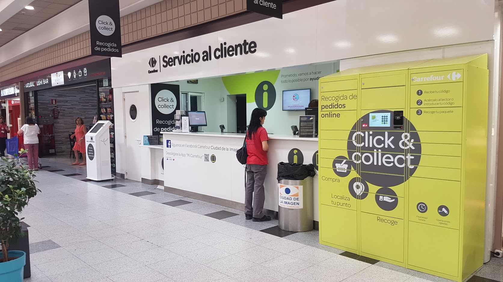Consigna Click&Collect de Carrefour Ciudad de la Imagen