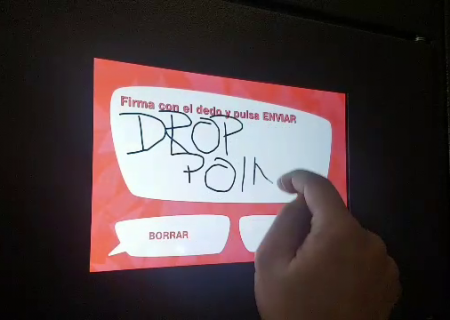 Screenshot firma en pantalla