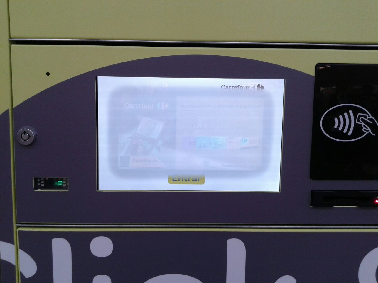 Pantalla quemada carrefour 2