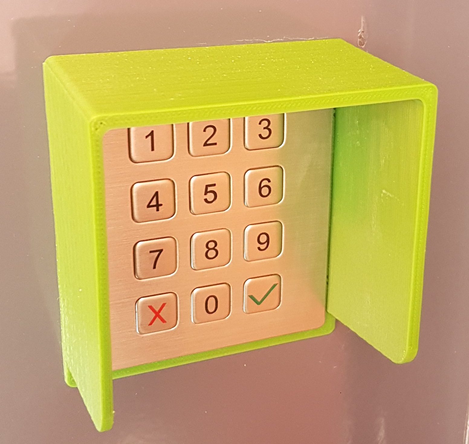 Teclado exterior antivandálico
