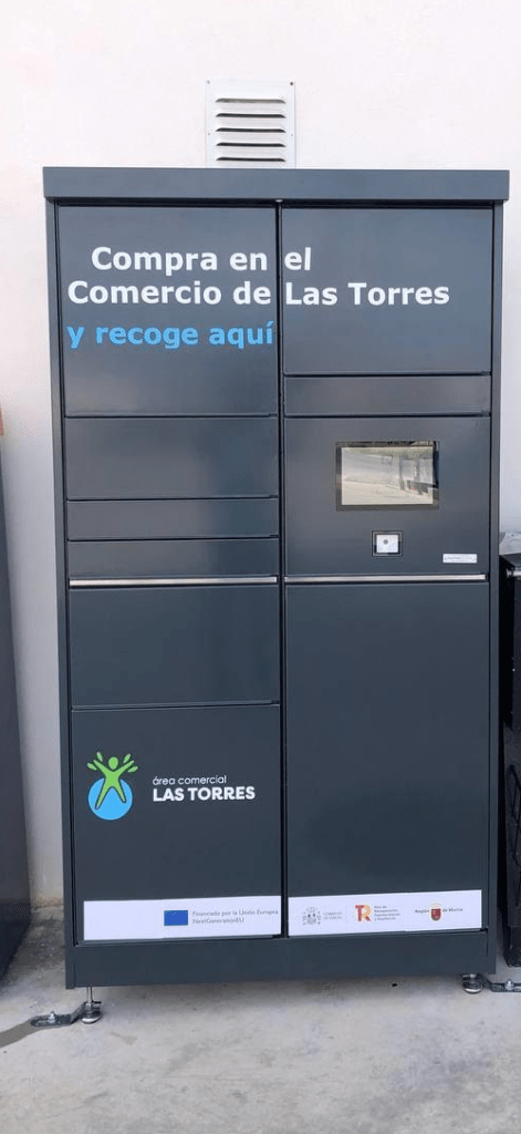 Consigna inteligente para recogida de pedidos Click&Collect en gasolinera