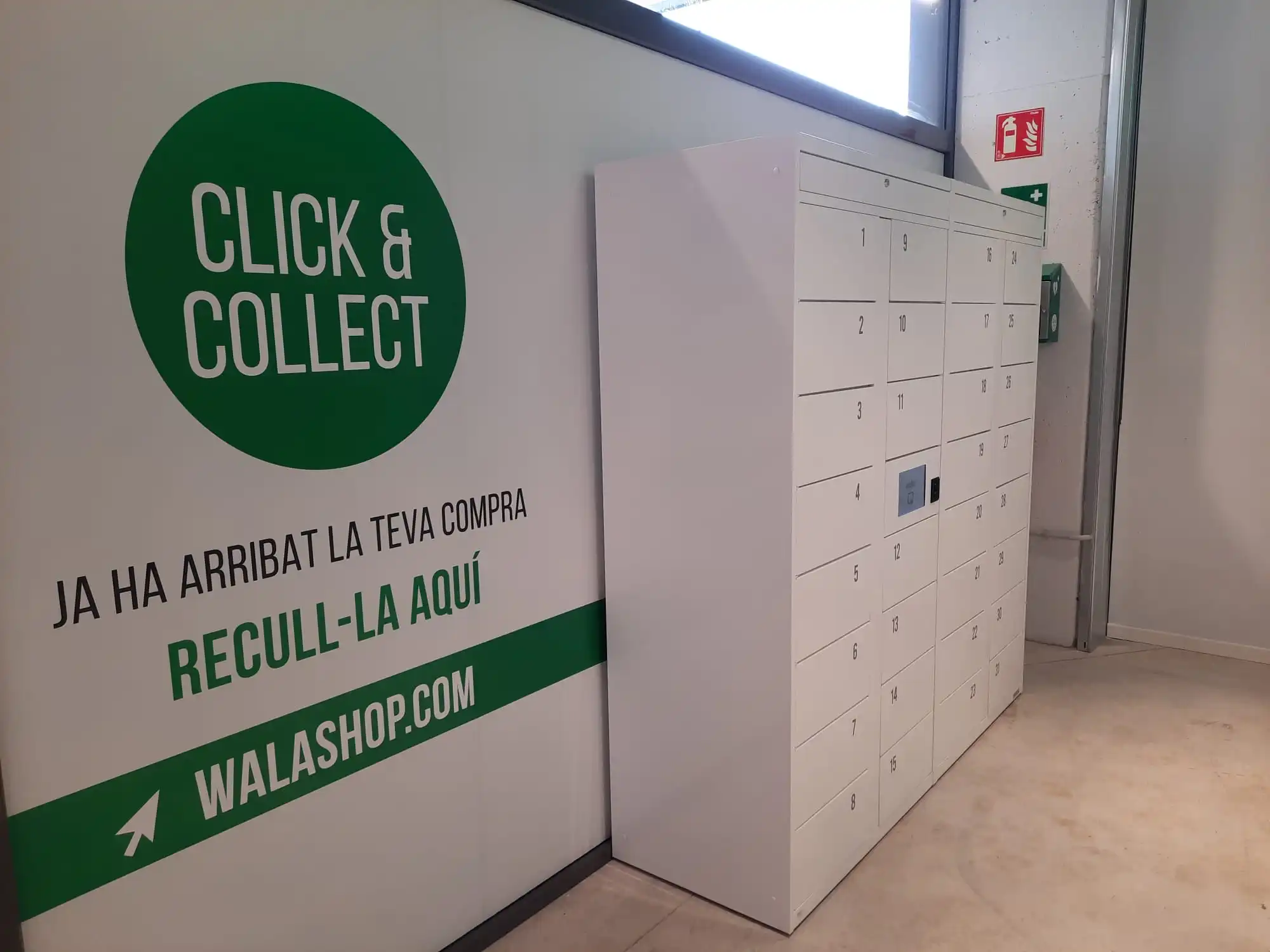 Taquilla Click&Collect recogida de pedidos WALA SABABELL