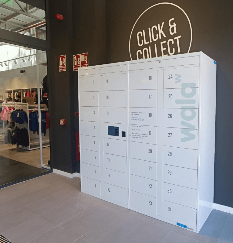 Taquilla Click&Collect recogida de pedidos WALA Sant Perer de Ribes