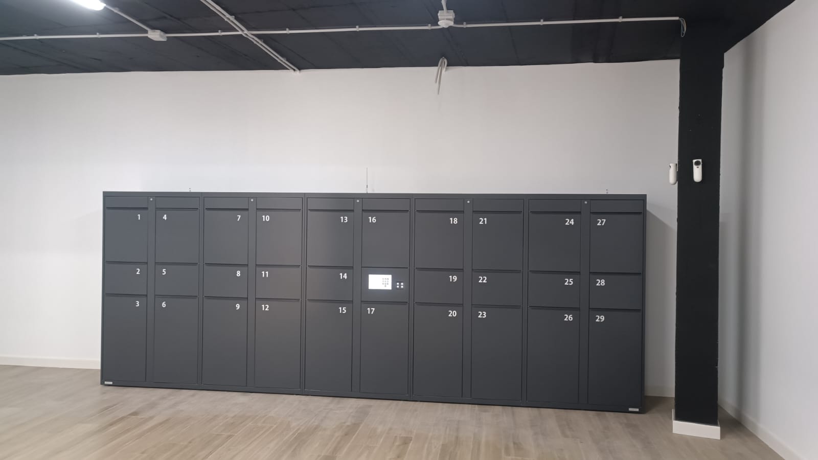 EasyLocker Córdoba vista de taquillas instaladas